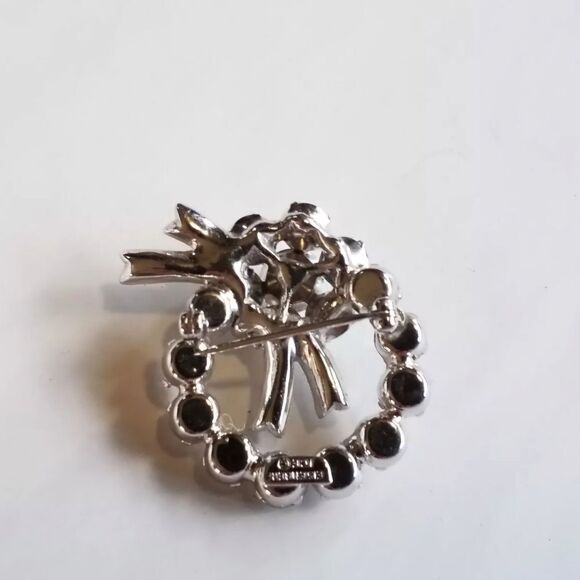 Vintage Eisenberg Ice Brooch Crystal Fashion Brooch 1940-50's - Picture 9 of 10